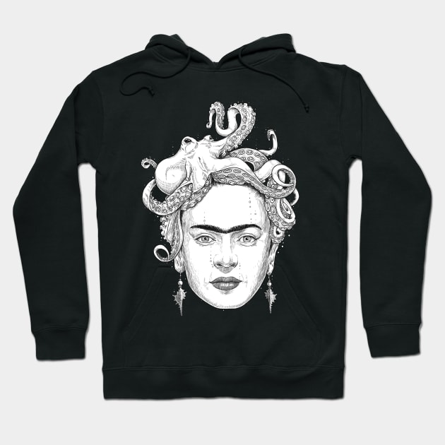 Frida Kahlo Hoodie by NikKor